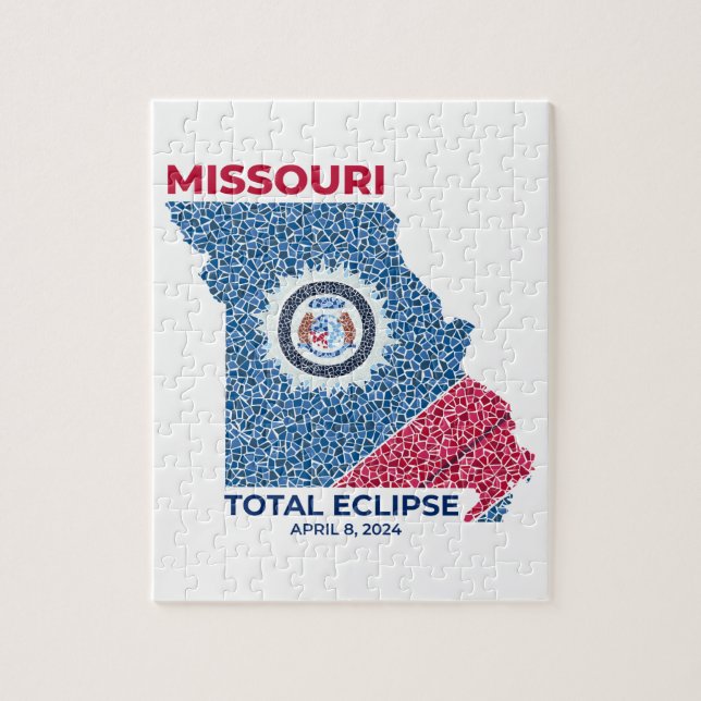 Quebra-cabeça de Eclipse Total do Missouri (Vertical)
