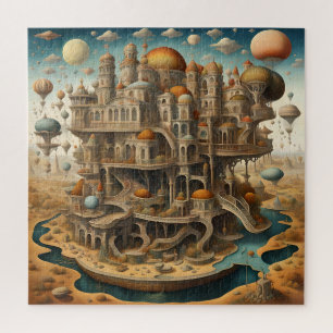 Quebra-cabeça de Edifício de Cidade Visionária