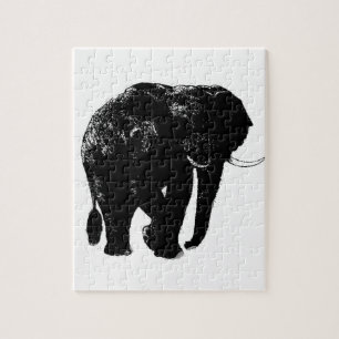 Quebra-cabeça de elefante