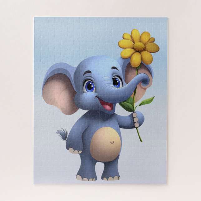 Quebra-cabeça de Elefante de Fantasy (Vertical)