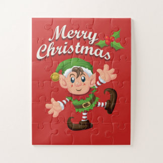 Quebra-cabeça de Elf de Natal para Crianças