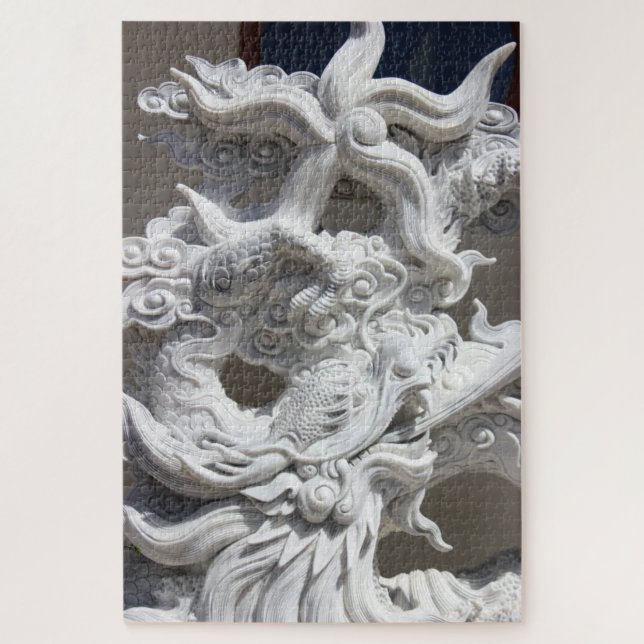 quebra-cabeça de escultura de dragão (Vertical)