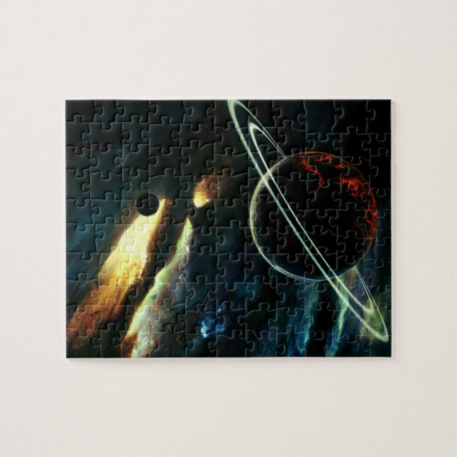 Quebra-cabeça de espaço (Horizontal)