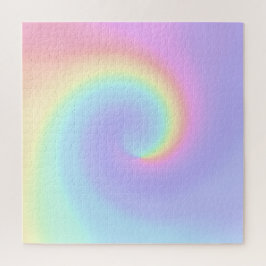 Quebra-cabeça de espiral do Arco-Íris do Pastel Mu