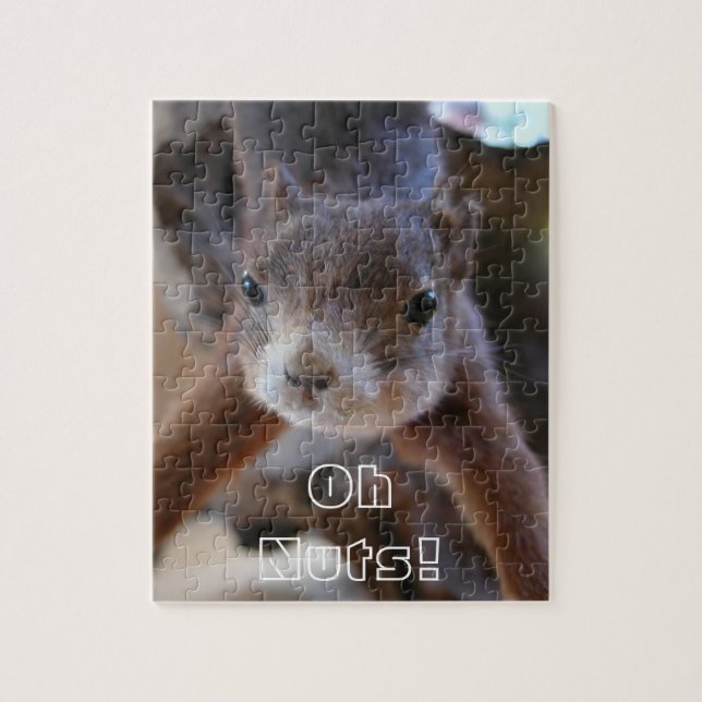 Quebra-cabeça de esquilo (Vertical)