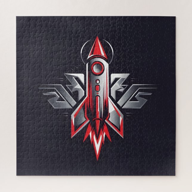 Quebra-cabeça de Explosão do Foguete (Vertical)