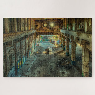 quebra-cabeça de fábrica abandonada