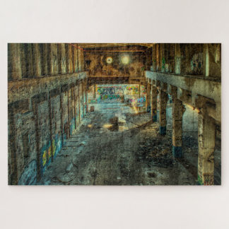 quebra-cabeça de fábrica abandonada