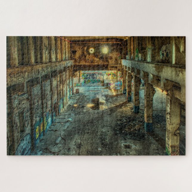 quebra-cabeça de fábrica abandonada (Horizontal)