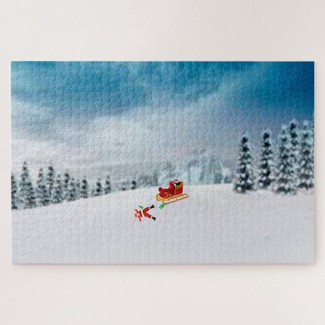 Quebra-cabeça de Feliz Natal Demais (Horizontal)