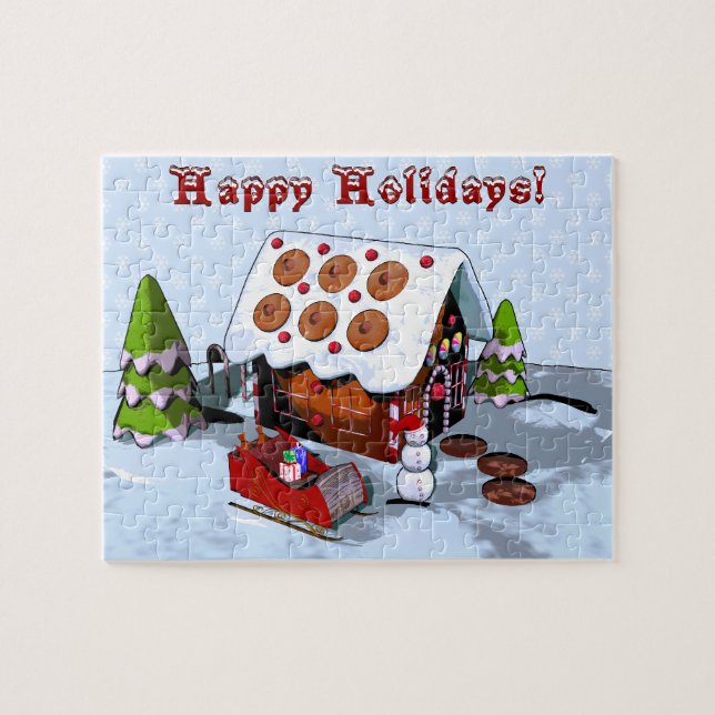 Quebra-cabeça de Férias da Casa Gingercake (Horizontal)