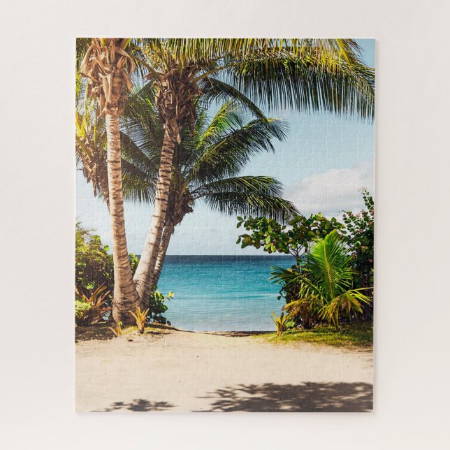 Quebra-cabeça de Férias Tropicais (Vertical)