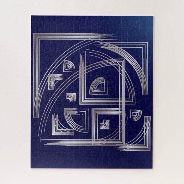 quebra-cabeça de Fibonacci (Vertical)