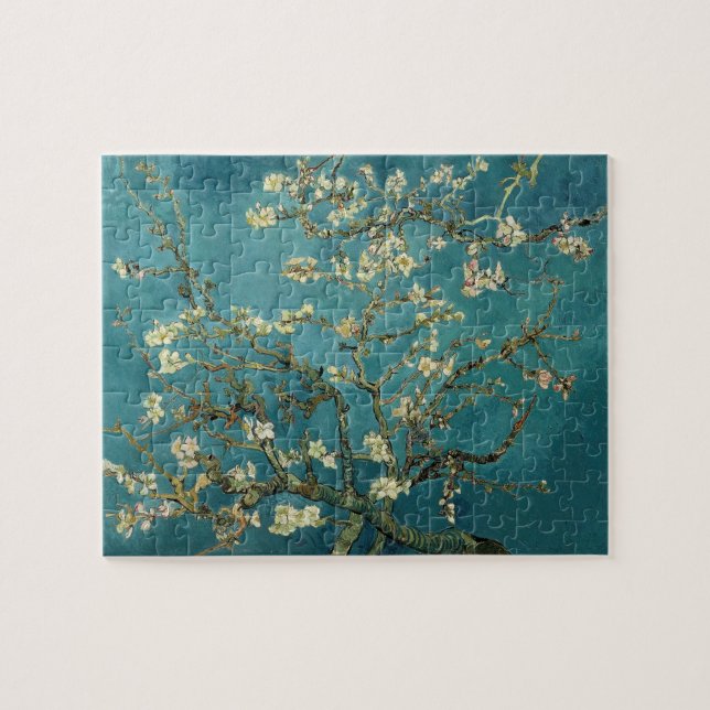 Quebra-cabeça de Flor de Amêndoa (Horizontal)