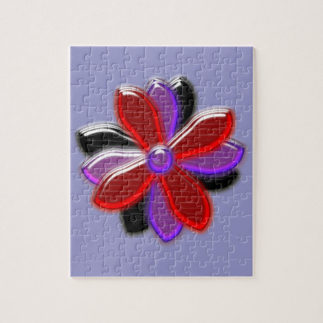 Quebra-cabeça de Flor de Margarida Brilhante (Vertical)