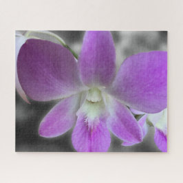 Quebra-cabeça de Flor de Orquídea Personalizável