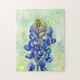 Quebra-cabeça de Flor do Texas Bluebonnet