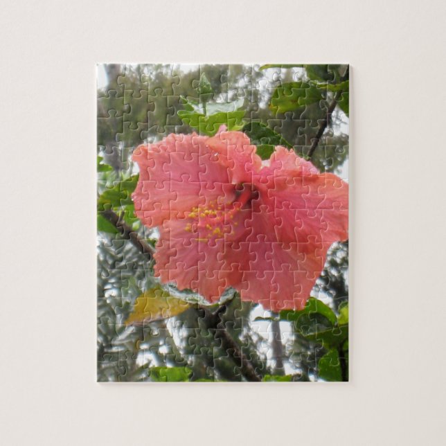 Quebra-cabeça de Flor Havaiano (Vertical)