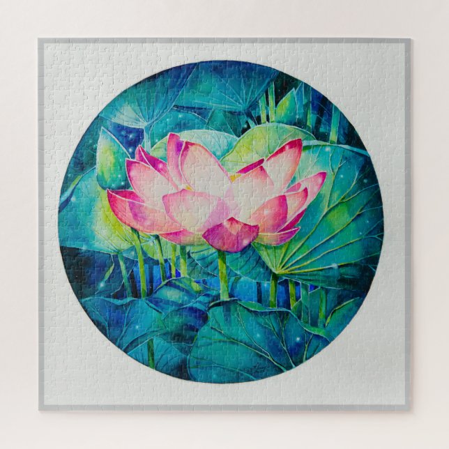 Quebra-cabeça de Flor Magic Lotus (Vertical)