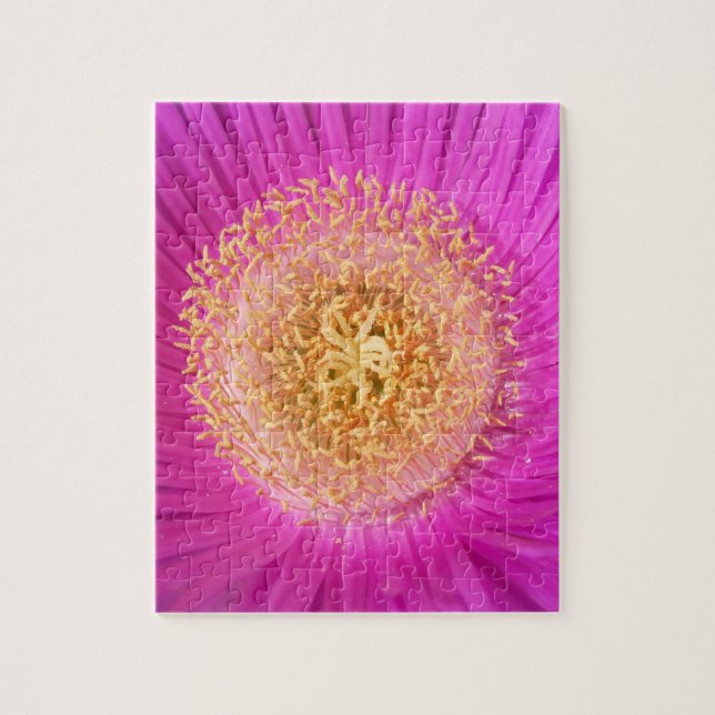 Quebra-cabeça de Flor Rosa (Vertical)
