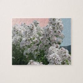 Quebra-cabeça de Flores Brancas em Flor