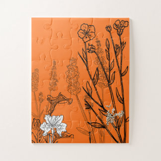Quebra-cabeça de flores silvestres