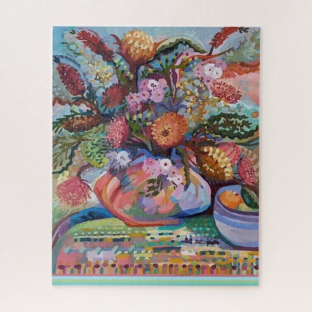 Quebra-cabeça de flores silvestres australianas (Vertical)