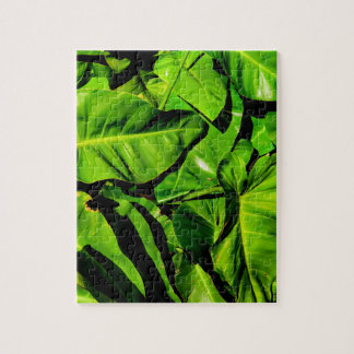 Quebra-cabeça de Folhagem Verde 8x10 110 peças