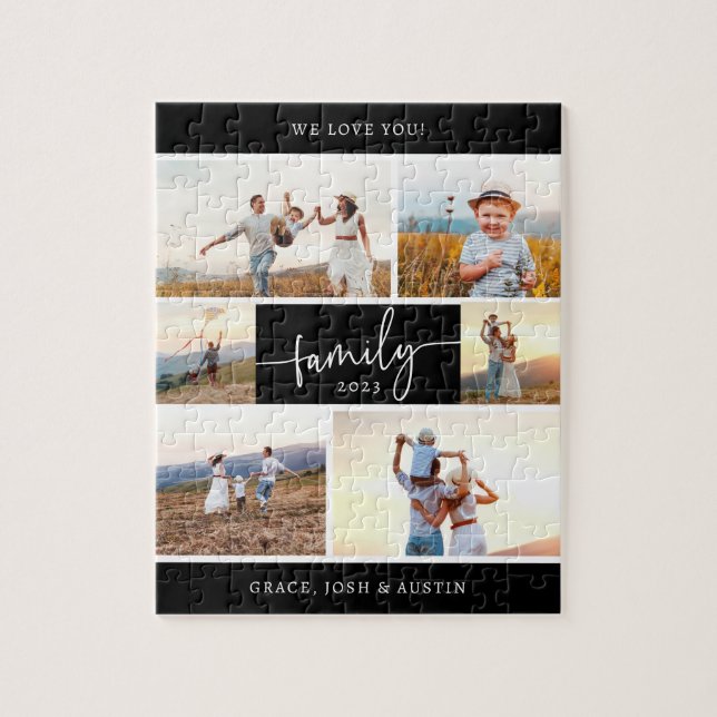 Quebra-cabeça de Foto da Família (Vertical)