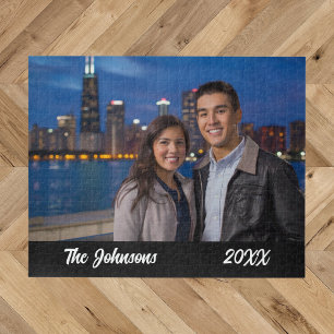 Quebra-cabeça de Foto de Casal Simples Moderno