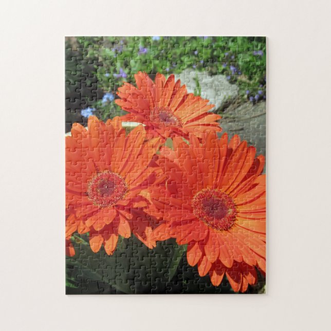 Quebra-cabeça de Foto de Flor Laranja bonito (Vertical)