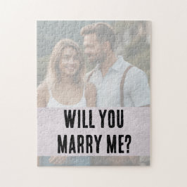 Quebra-cabeça de Foto de Proposta Personalizada Vo