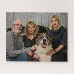 Quebra-cabeça De Foto Personalizada Da Família Nat