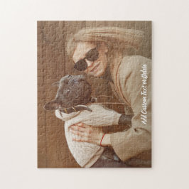 Quebra-cabeça de Fotografia de Cão Personalizado c