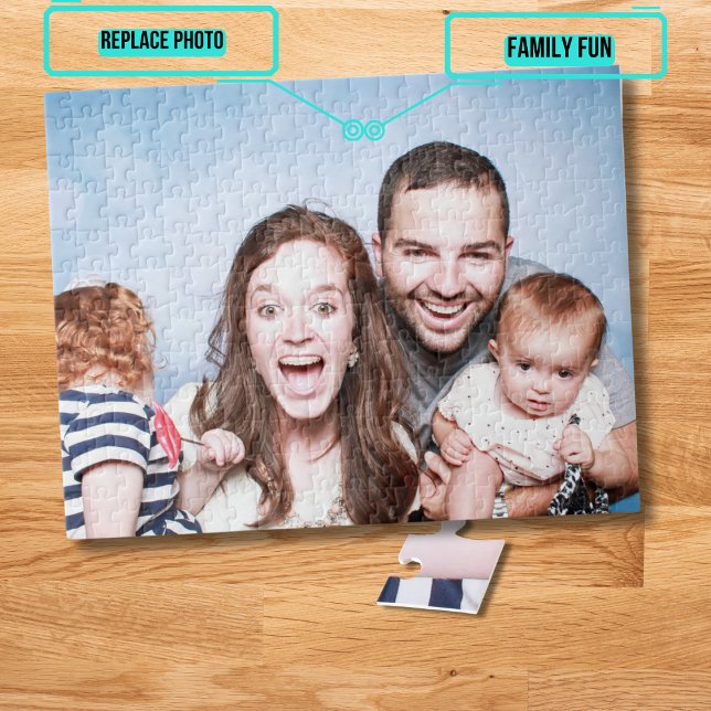 Quebra-cabeça de Fotografias Personalizadas da Fam (Please enjoy our design and see the others in the collection.)