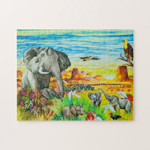 Quebra-cabeça de Fotos com Caixa de Presentes