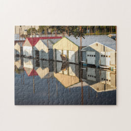 Quebra-cabeça de fotos das casas do rio Mississipp