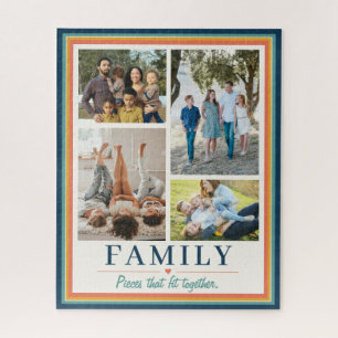 Quebra-cabeça de Fotos Personalizadas da Família