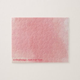 Quebra-cabeça de Frustração de Aquarela Rosa