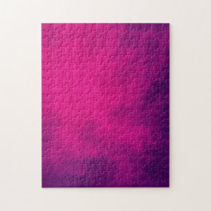 Quebra-cabeça de fumaça roxa magenta - personalizá