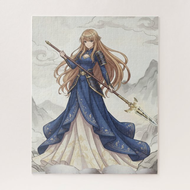 Quebra-cabeça de Garota de Anime (Vertical)