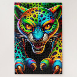 Quebra-cabeça de Gato Assustador