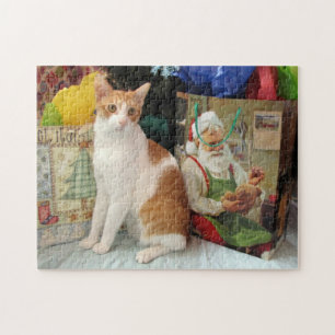 Quebra-cabeça de Gato/Gatinho - Natal de Kagan