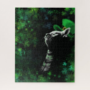 Quebra-cabeça de Gato Sortudo - Pintura