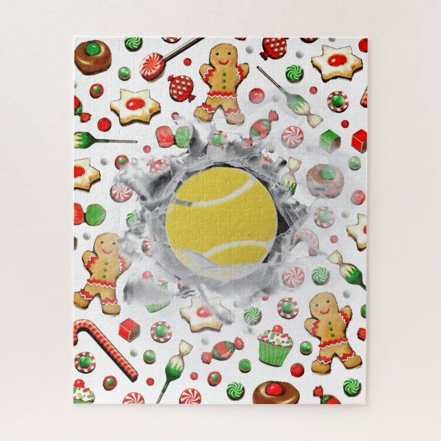 Quebra-cabeça de Gift Jigserra de Feriado de Tênis (Vertical)