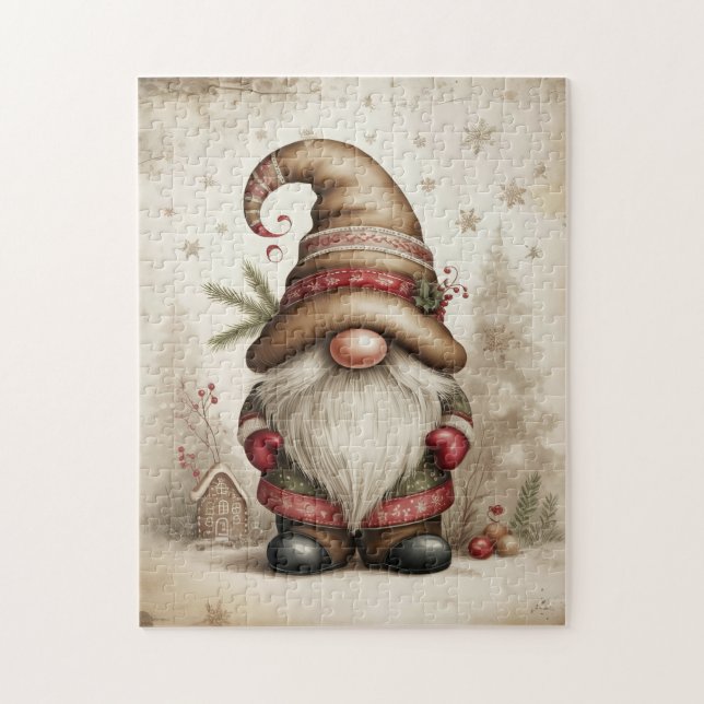 Quebra-cabeça de Gnome Antigo (Vertical)