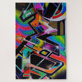 quebra-cabeça de grafite