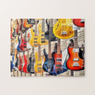 Quebra-cabeça de Guitarras Elétricas
