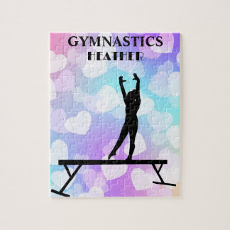 Quebra-cabeça de GYMNASTICS Pastel Hearts Personal
