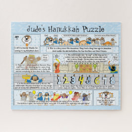 Quebra-cabeça de História de Hanukkah Personalizad